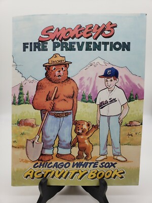 Smokey s Fire Prevention Activity Book Chicago White Sox New Smokey The Bear