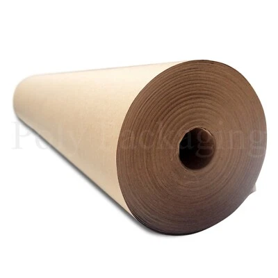 50m x 500mm/20" Wide Rolls BROWN KRAFT WRAPPING PAPER Posting Parcels Postal