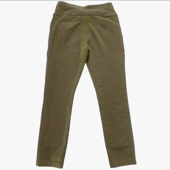 Denim & Co. Women's Small Ponte Smooth High Waist Pull-On Pants  Olive - Image 2 of 4