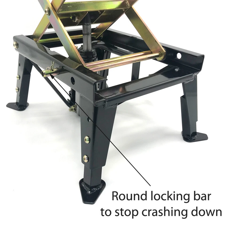 350lbs Hydraulic Motorcycle Lift Motorbike Dirt Bike Scissor Lift 158kg Load - image 4 of 4