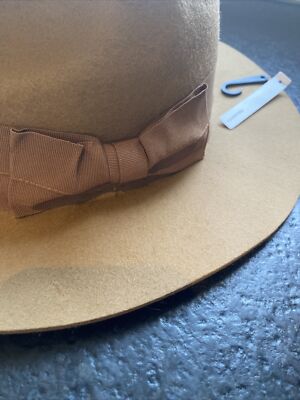 Nordstrom NWOT wool Tan fedora hat One Size | eBay