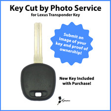 -key Cut By Photo- Service For New Lexus Transponder Key Toy50-pt Dst 40