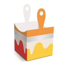 Art Paint Party Decorative Candy Box - 8 Pack Paint Party / Art Birthday Party/ 