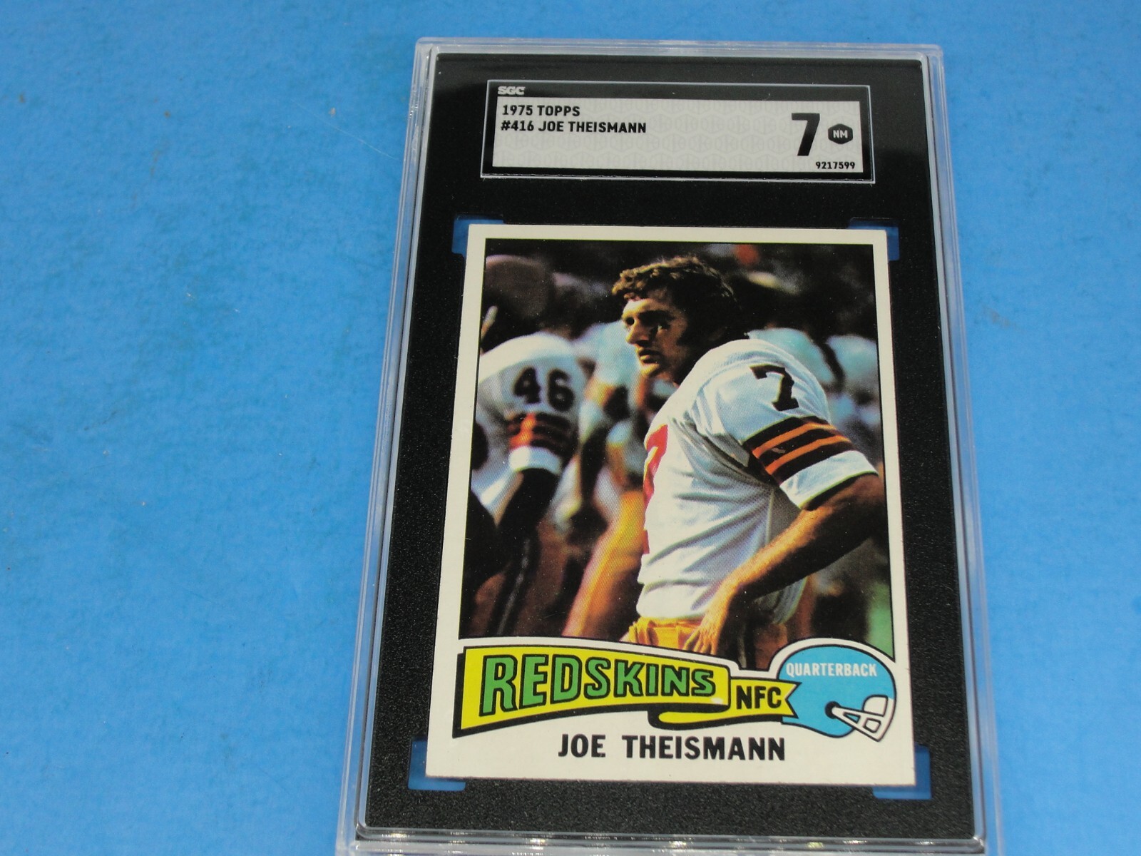 Joe Theismann Rookie PSA 1975 Topps #416 Graded SGC 7 NM Washington HOF RC