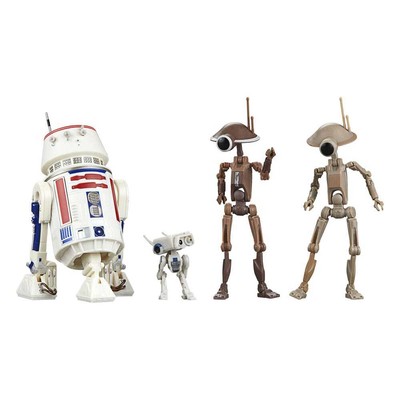 Star Wars: The Mandalorian Black Series Actionfiguren 4er-Pack R5-D4, BD-72 & Pi