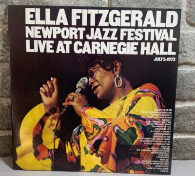Vinyl LP -Doppel LP Ella Fitzgerald New Port Jazz Festival Live at Carnegie Hall