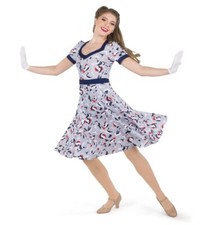 A Wish Come True Blue Ballet/Dance Costume- Large Child see Size Chart 