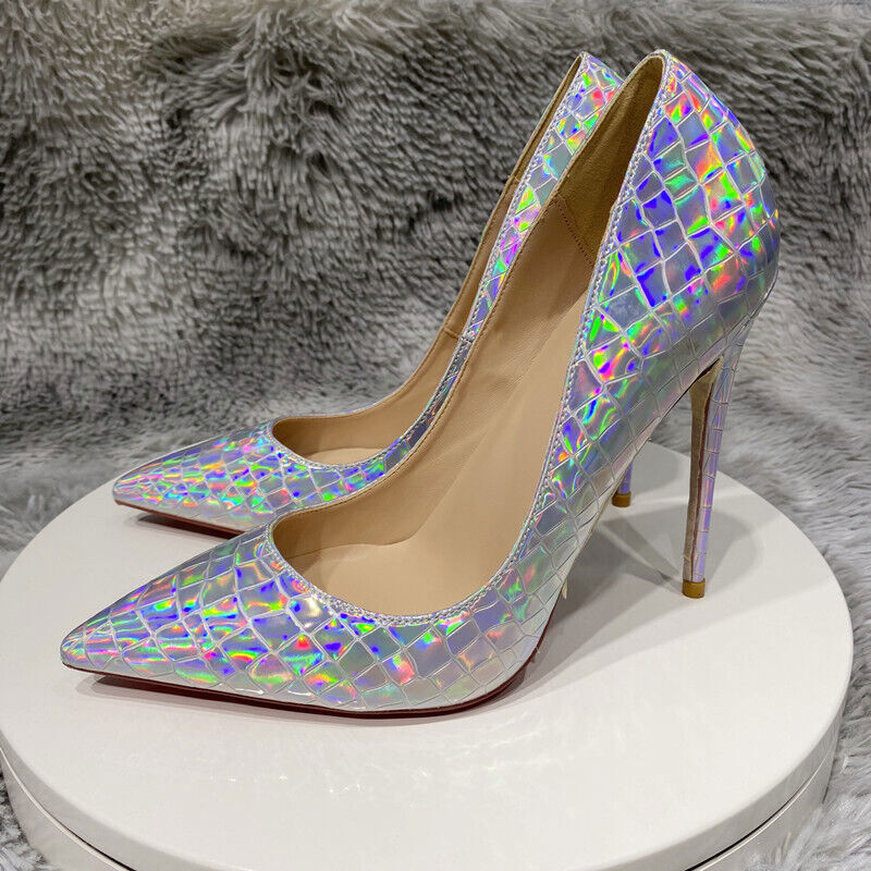 2022 Spring Autumn 8-12cm Women's Elegant Pointed Toe Wedding High Heels
