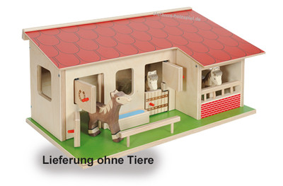 Ponyhof, Reitstall, Bauernhof, Pferdestall, Stall (aus Holz), Nemmer 30101