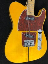 Harley Benton Te-80 Na Deluxe W/flamed Maple Top - Natural Finish - 2024