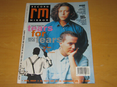 RECORD MIRROR MAGAZINE - AUG 26 1989 - TEARS FOR FEARS LIL' LOUIS
