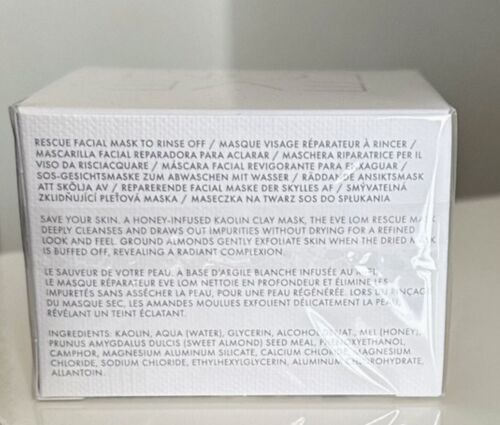 EVE LOM RESCUE MASK FACE CLEANSER HONEY KAOLIN ALMONDS 100ml BNIB RRP £68 🎁 - Picture 11 of 15