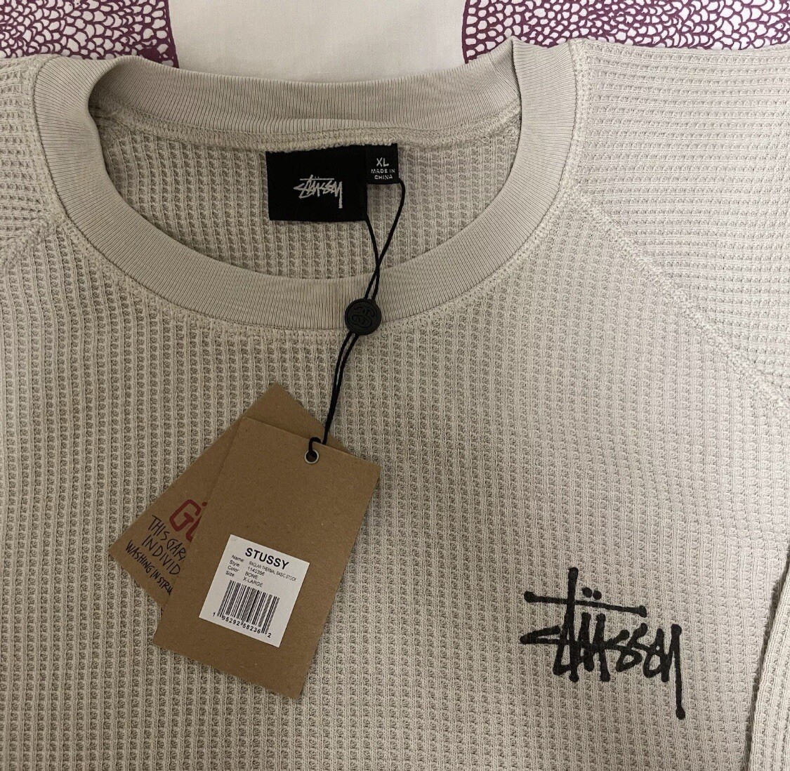 Stussy Raglan Bone Thermal L/S Crew (ALL SIZES AVAILABLE) | eBay Stussy Raglan Bone Thermal L/S Crew (ALL SIZES AVAILABLE) | eBay