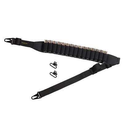 Eagle Rock Gear Shotgun Ammo Sling - Adjustable 2 Point - Holds 15 Shells of 12 