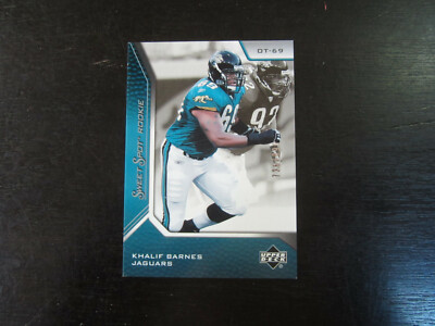 2005 Sweet Spot # 291 Khalif Barnes Card (B64) # 726/899 Jacksonville Jaguars