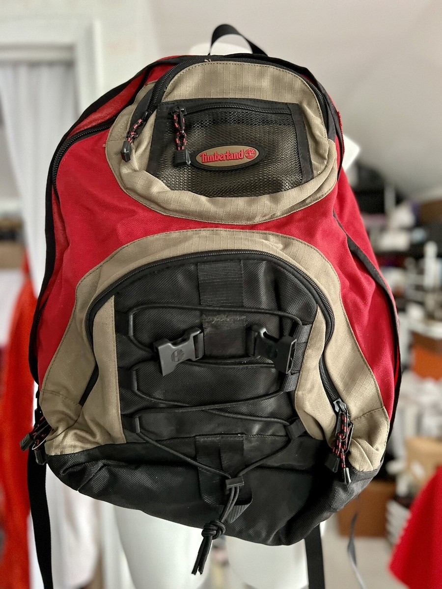 Timberland Camping/Hiking Backpack / Red, Black, Tan Colors | eBay