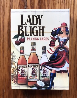 Lady Bligh Spiced Rum Playing Cards-promotional Full Deck With Jokers 2013