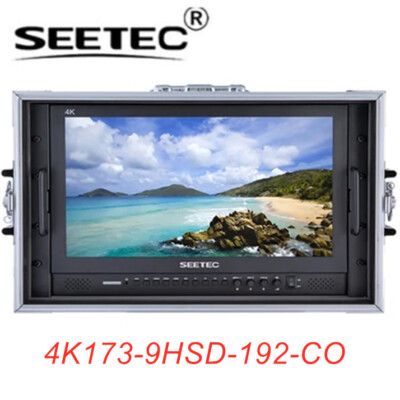 SEETEC 4K173-9HSD-192-CO 17.3'' Carry-On Broadcast Director Monitor 3G-SDI HDMI 