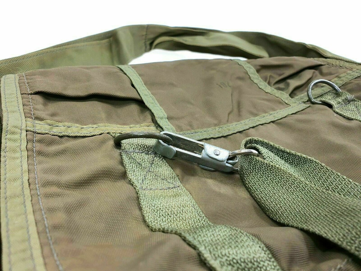 Vintage Czech Army Parachute Bag / Shoulder Bag - Military