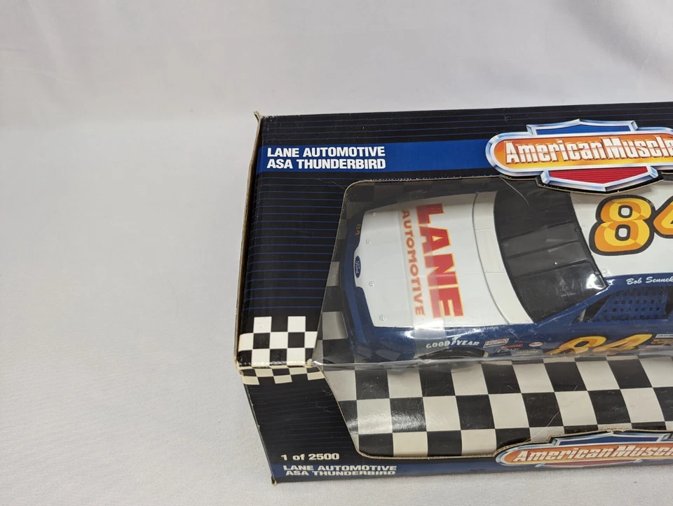 ERTL American Muscle Lane Automotive ASA Thunderbird Bob #84 Die Cast Car 1:18 - Image 2 of 4