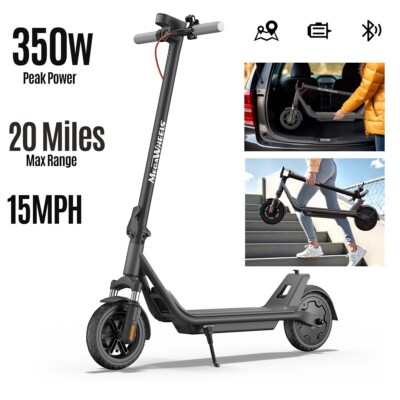 Megawheel 8.5'' Foldable Electric Scooter 350W 20 Miles Range Foldable e scooter