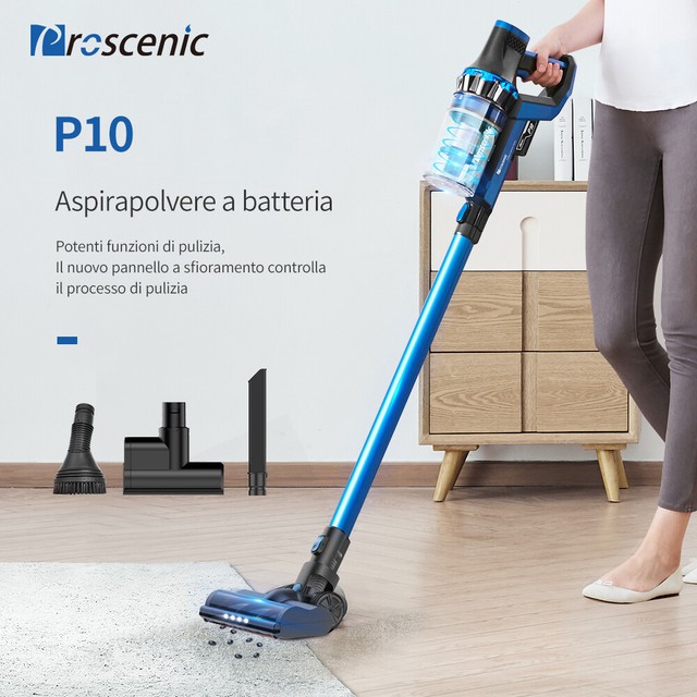 Proscenic I9 250W Aspirapolvere a Batteria - Rosso | Acquisti Online su eBay
