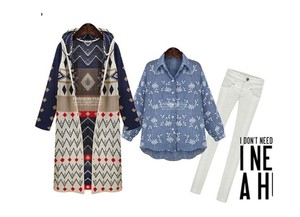 tribal sweater jacket