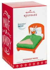 Hallmark: Goodnight Moon - Rabit in Bed Reading - 2017 Keepsake Ornament