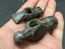 Alt Vintage Selten Handgefertigt Einzigartig 2 PC Klein Solid Eisen Hammer