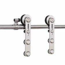 Modern Style Barn Door Hardware / Sliding Door Hardware with Round Track by Nova