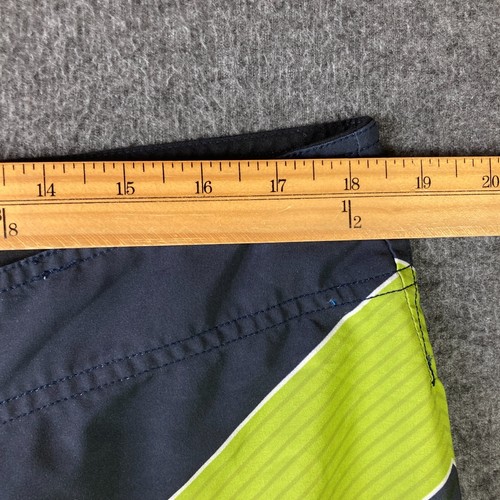 Quiksilver Board Shorts Mens 38 Blue Black Retro Y2K Style - Picture 4 of 10