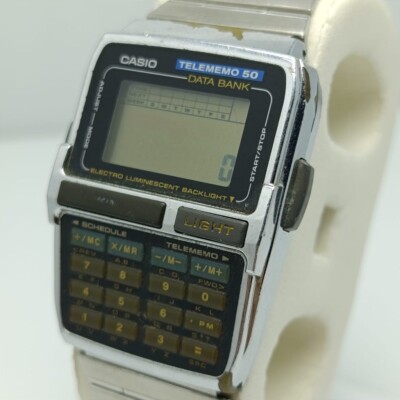 Casio DBC-630 Quartz Telememo 50 Data Bank Digital Vintage