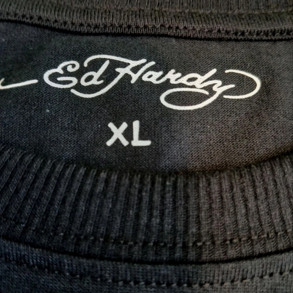 Ed Hardy Graphic Print T-Shirt Girls Size XL (NWT) - Image 4 of 4