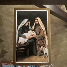New Christmas Holy Card Holy Family