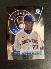 2022 Bowman Draft CHROME Heir Apparent HA-19 Eric Brown Jr. Milwaukee Brewers