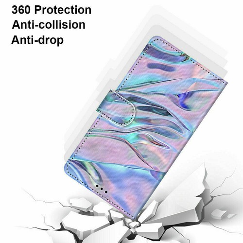 Flip Bling Glitter Wallet Phone Case For iPhone 11 12 13 Pro Max XR XS 6 7 8 SE - 第 7/12 張圖片