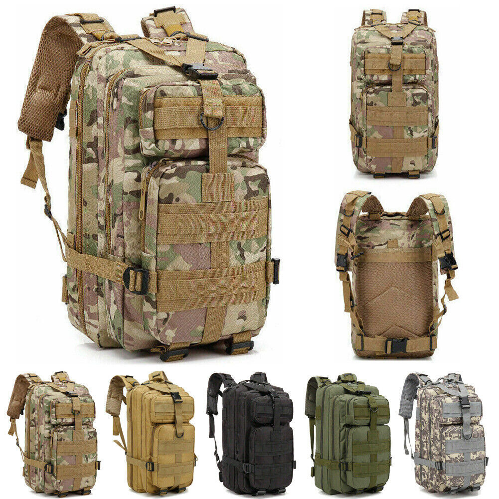 30L Military Tactical Backpack Outdoor Hiking Assault Pack Molle