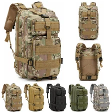 30L Military Tactical Backpack Outdoor Hiking Assault Pack Molle Bag Daypack Men