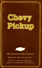 1987 Chevrolet Truck C/K Pickup Owners Manual