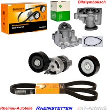 CONTINENTAL 6PK1733K3 Keilrippenriemensatz+INA Wasserpumpe AUDI VW SEAT SKODA