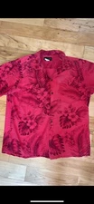 Authentic Luau Button Down! Island Aloha Wear Made In Hawaii