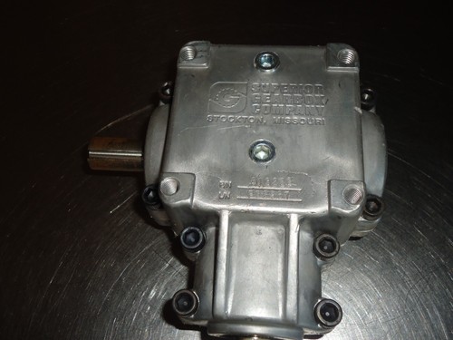 Nueva caja de cambios superior transmisión cónica QT3222 relación 1:1 eje de 3/4" - Imagen 3 de 4