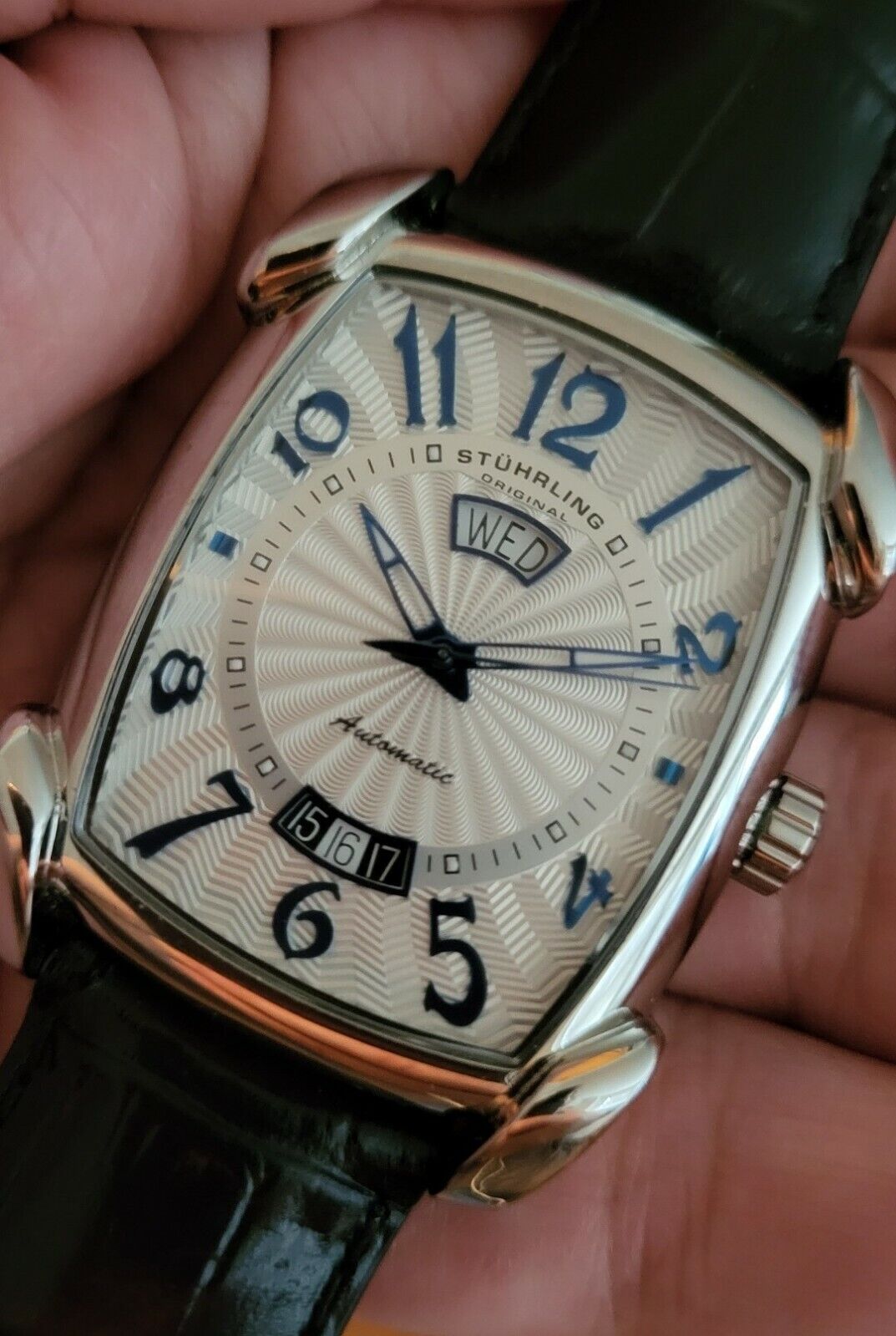 STUHRLING Original AUTOMATIC MADISON AVENUE CAMPAIGN WATCH**Worn Once!!