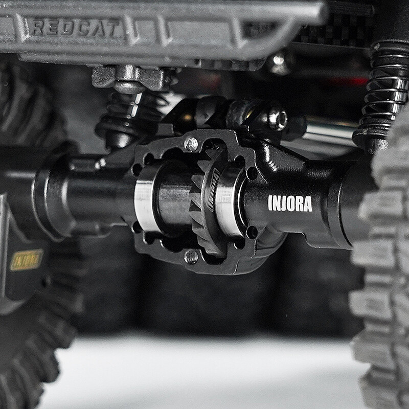INJORA Stahl-Achsgetriebe Für Redcat Ascent-18 – Upgrade Für 1/18 RC Crawler