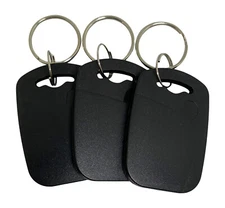 5 Kantech® Ioprox® XSF Compatible Fobs eXtended Secure Format--Black Rectangle