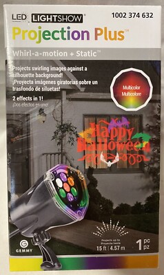 Halloween SpotLight Kaleidoscope LED Projection Swirling Lighting Effect Strobe