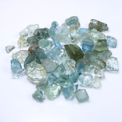 Natural Blue Aquamarine Rough Lot For Cutting Between 10-20 mm Size From Africa