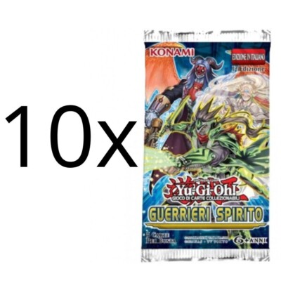 Yu-Gi-Oh! 10x Booster KRIEGER SPIRIT 1. Auflage - DEUTSCH ITALIENISCH