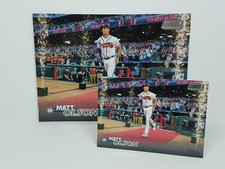 2023 Stadium Club #151 Matt Olson, Atlanta Braves - Oversized Box Topper & Base