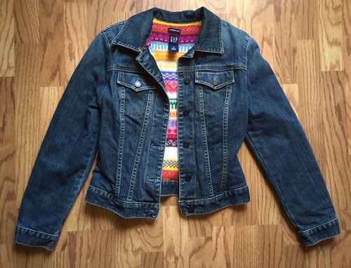 Gap Womens Stretch Denim Jean Jacket 